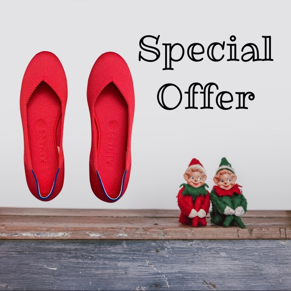 NIB Retired Rothy’s Flat sz8 in Ruby